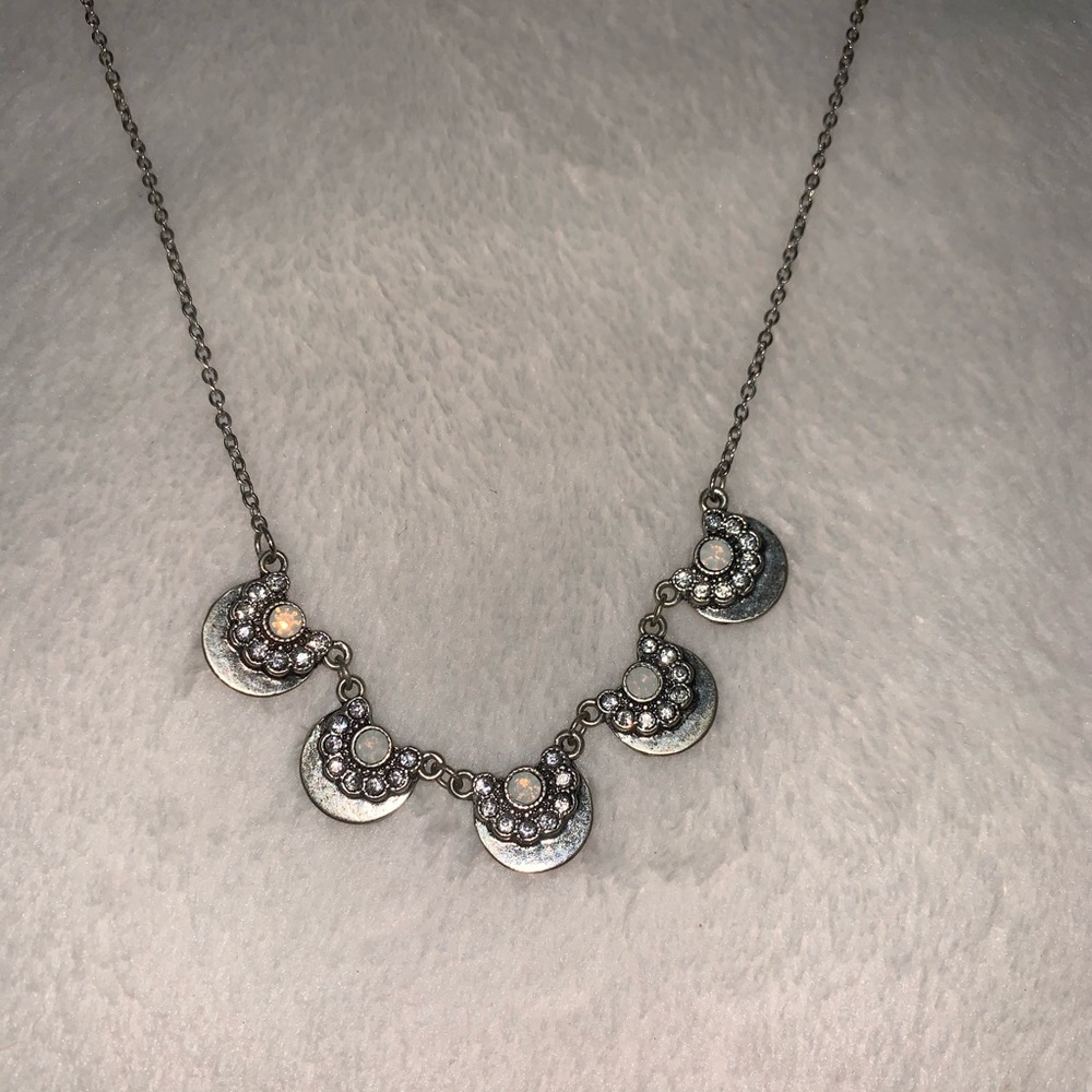 18” Silver Statement Necklace